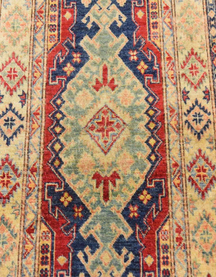 Detail image of  2' 10 x 4' 2  Hand Knotted Kazak Oriental Rug