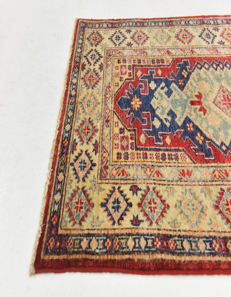 Detail image of  2' 10 x 4' 2  Hand Knotted Kazak Oriental Rug