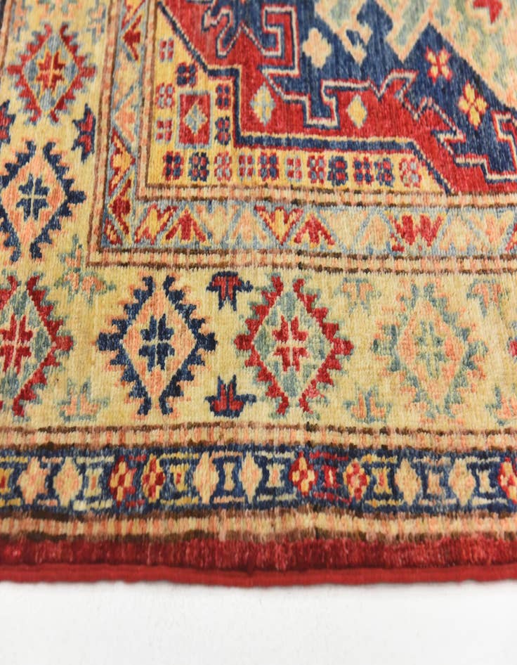 Detail image of  2' 10 x 4' 2  Hand Knotted Kazak Oriental Rug
