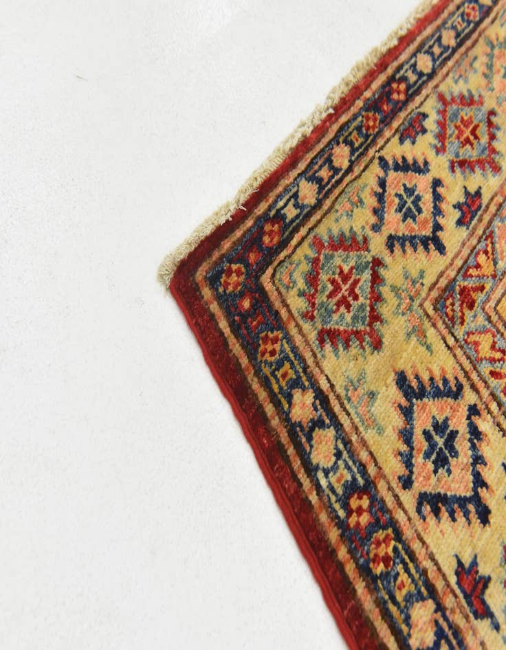 Detail image of  2' 10 x 4' 2  Hand Knotted Kazak Oriental Rug