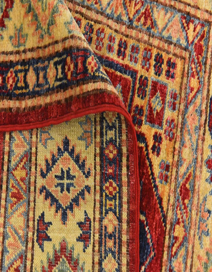 Detail image of  2' 10 x 4' 2  Hand Knotted Kazak Oriental Rug