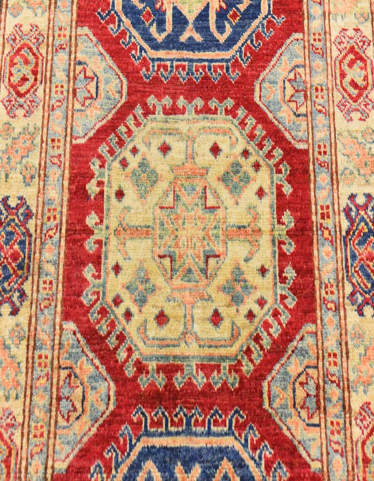 Detail image of  2' 9 x 4'  Hand Knotted Kazak Rug