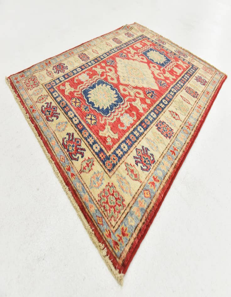 Detail image of  2' 9 x 3' 10  Hand Knotted Kazak Oriental Rug