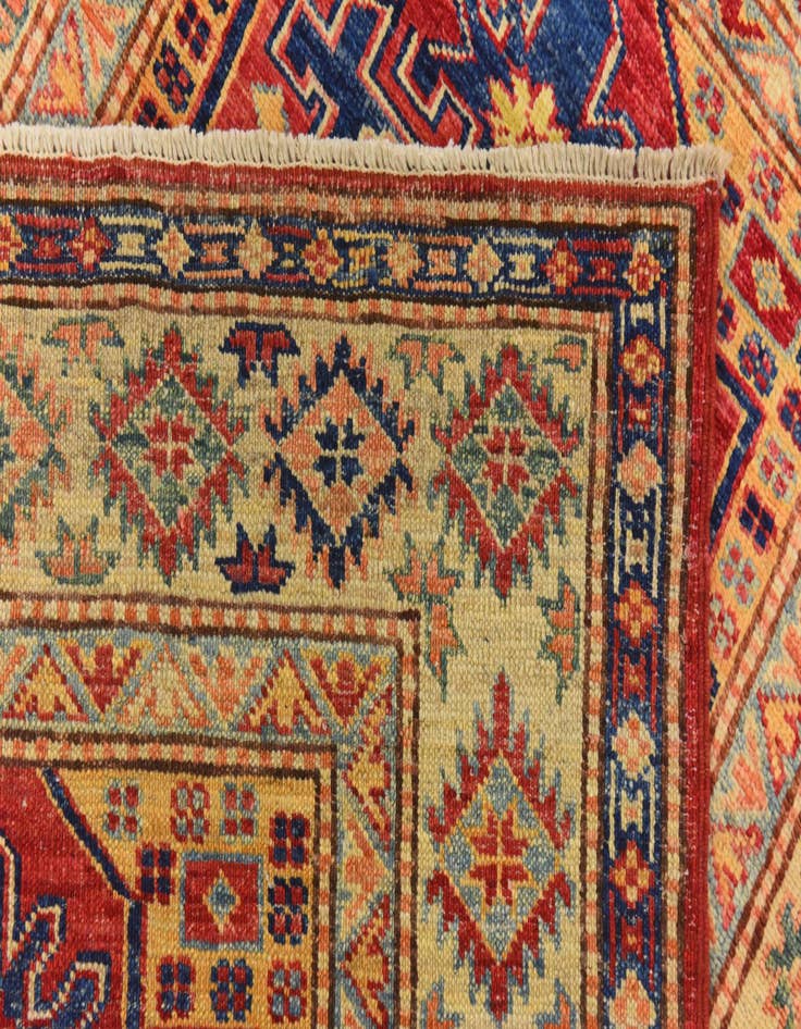 Detail image of  2' 10 x 4' 1  Hand Knotted Kazak Oriental Rug