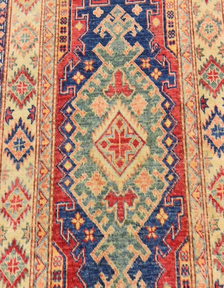 Detail image of  2' 10 x 4' 1  Hand Knotted Kazak Oriental Rug