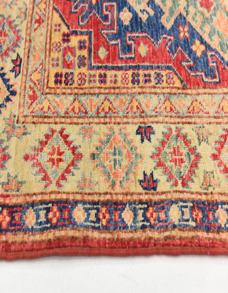 Detail image of  2' 10 x 4' 1  Hand Knotted Kazak Oriental Rug
