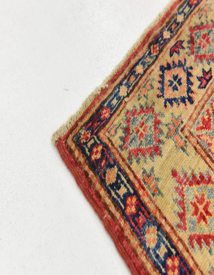 Detail image of  2' 10 x 4' 1  Hand Knotted Kazak Oriental Rug