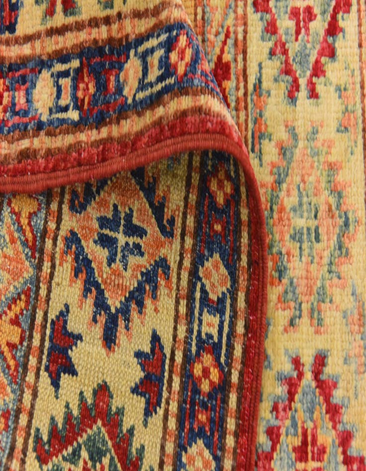 Detail image of  2' 10 x 4' 1  Hand Knotted Kazak Oriental Rug