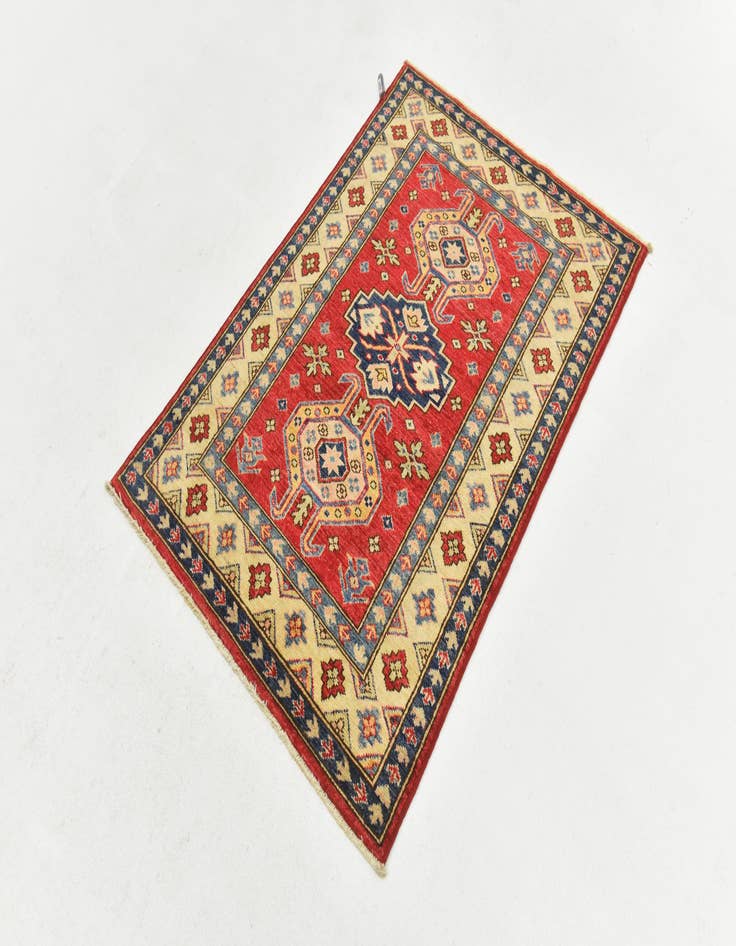 Detail image of  2' 7 x 3' 9  Hand Knotted Kazak Oriental Rug