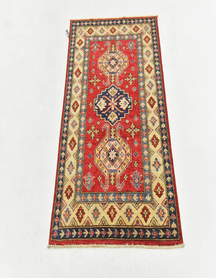 Detail image of  2' 7 x 3' 9  Hand Knotted Kazak Oriental Rug