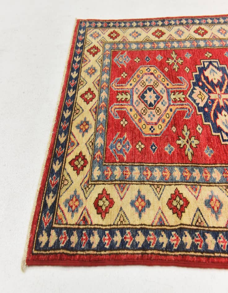 Detail image of  2' 7 x 3' 9  Hand Knotted Kazak Oriental Rug