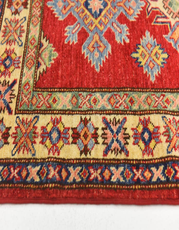 Detail image of  2' 9 x 4'  Hand Knotted Kazak Oriental Rug