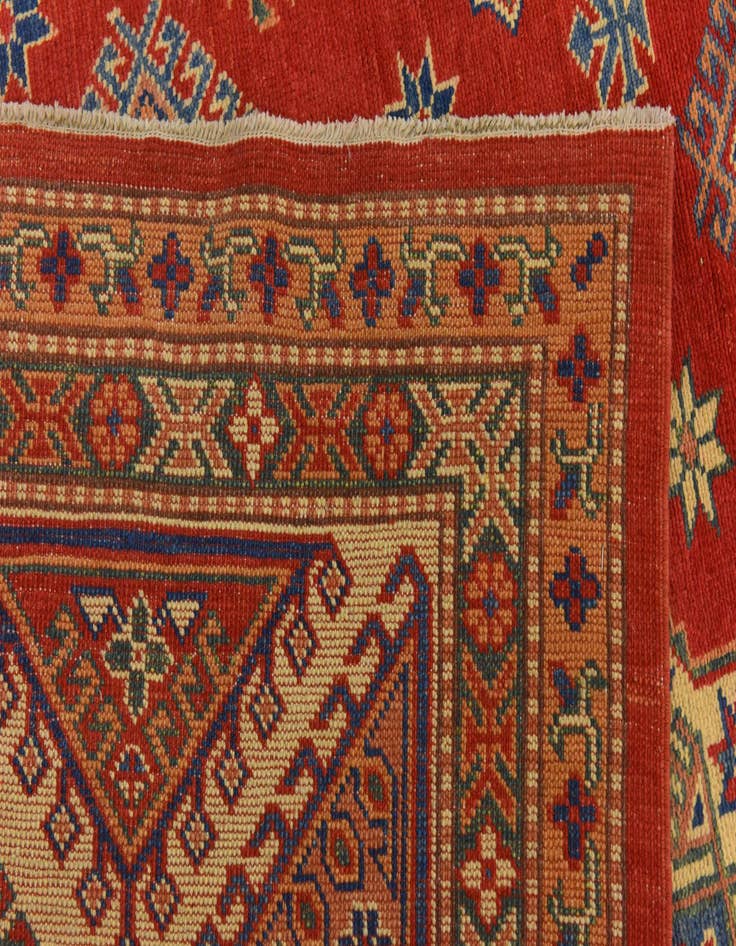 Detail image of  10' 2 x 14'  Hand Knotted Kazak Oriental Rug