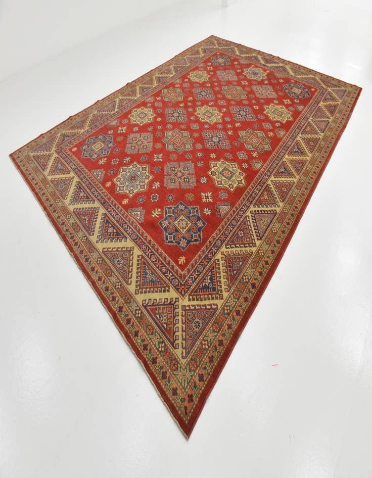 Detail image of  10' 2 x 14'  Hand Knotted Kazak Oriental Rug