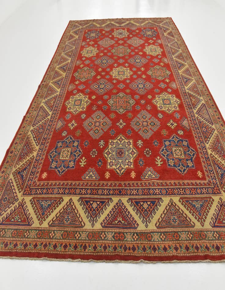 Detail image of  10' 2 x 14'  Hand Knotted Kazak Oriental Rug