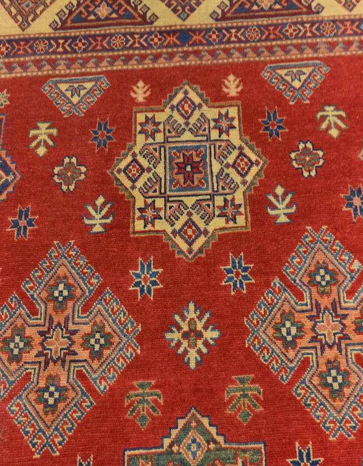 Detail image of  10' 2 x 14'  Hand Knotted Kazak Oriental Rug