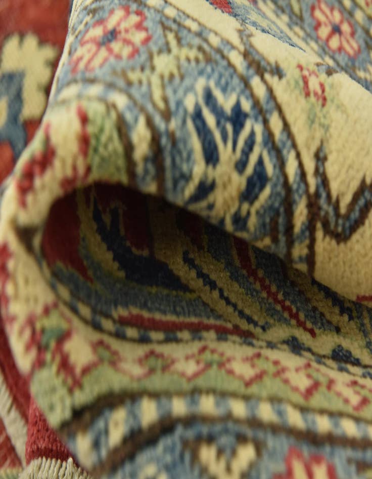 Detail image of  9' 9 x 13' 9  Hand Knotted Kazak Rug