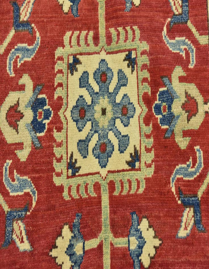 Detail image of  9' 9 x 13' 9  Hand Knotted Kazak Rug