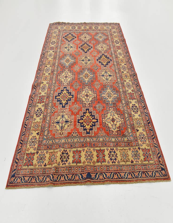 Detail image of  5' 7 x 7' 9  Hand Knotted Kazak Oriental Rug