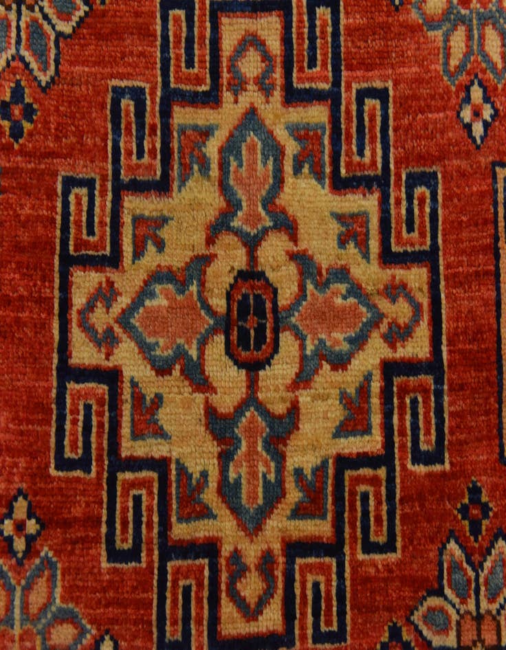 Detail image of  5' 7 x 7' 9  Hand Knotted Kazak Oriental Rug