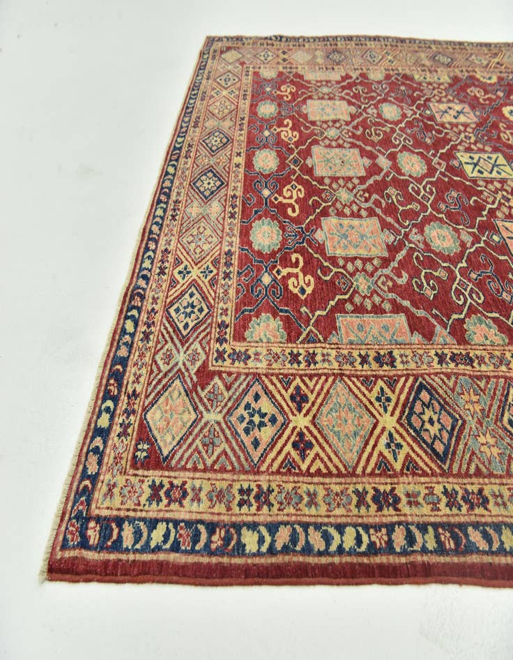 Detail image of  6' 5 x 9'  Hand Knotted Kazak Oriental Rug