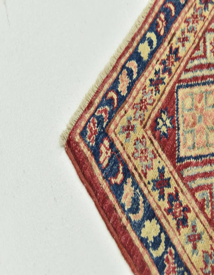 Detail image of  6' 5 x 9'  Hand Knotted Kazak Oriental Rug