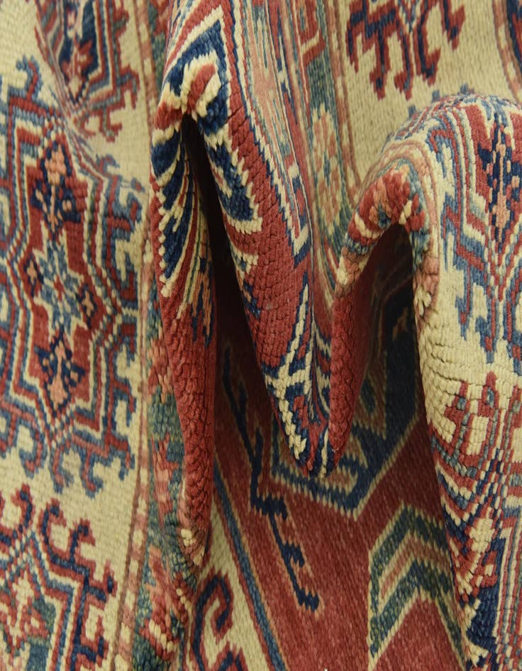 Detail image of  5' 9 x 8' 5  Hand Knotted Kazak Rug