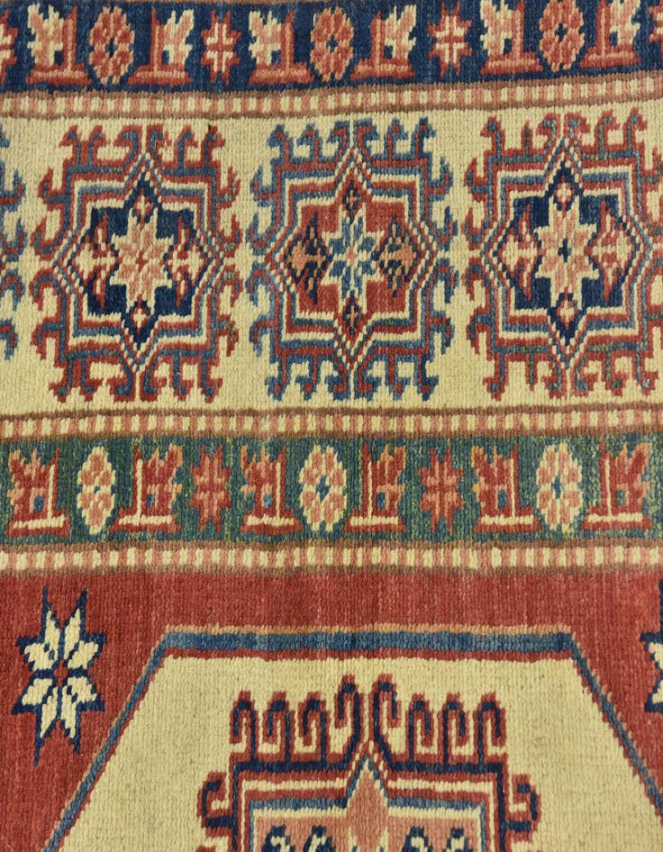 Detail image of  5' 9 x 8' 5  Hand Knotted Kazak Rug