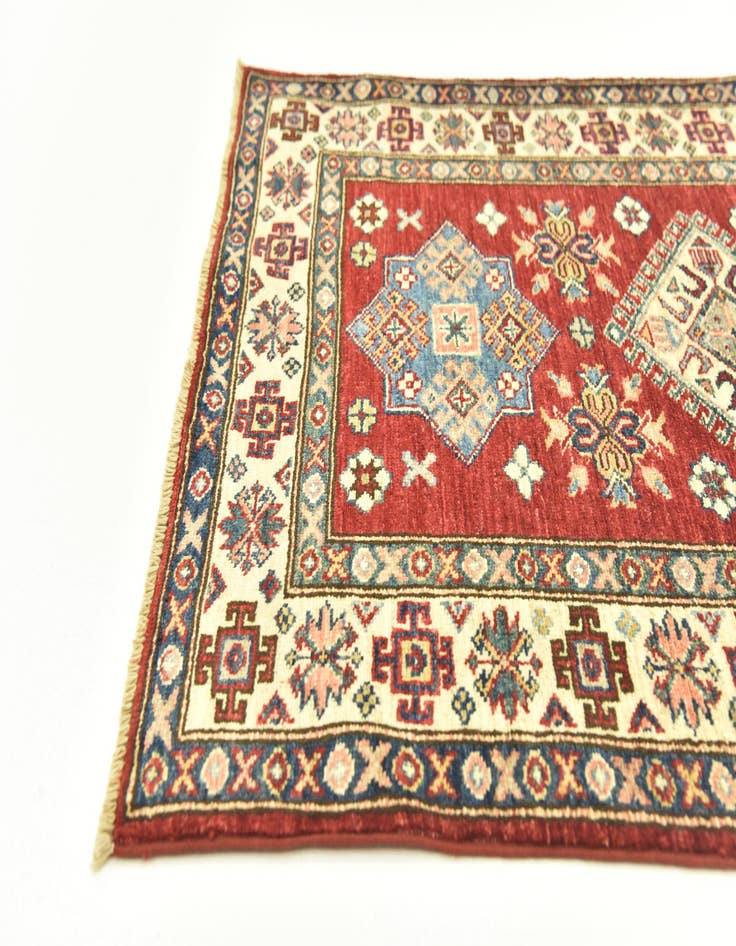 Detail image of  2' 10 x 3' 10  Hand Knotted Kazak Oriental Rug