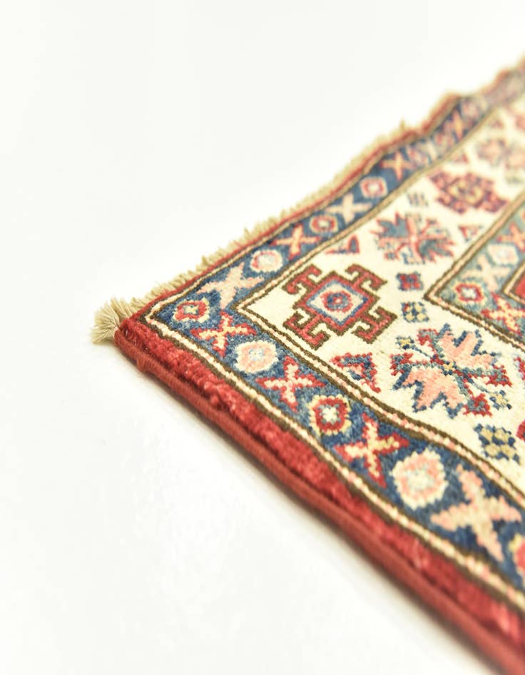 Detail image of  2' 10 x 3' 10  Hand Knotted Kazak Oriental Rug
