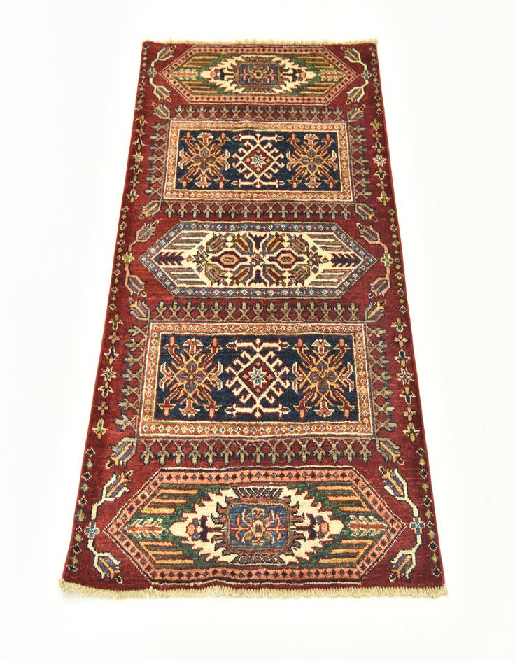 Detail image of  3' x 4'  Hand Knotted Kazak Oriental Rug