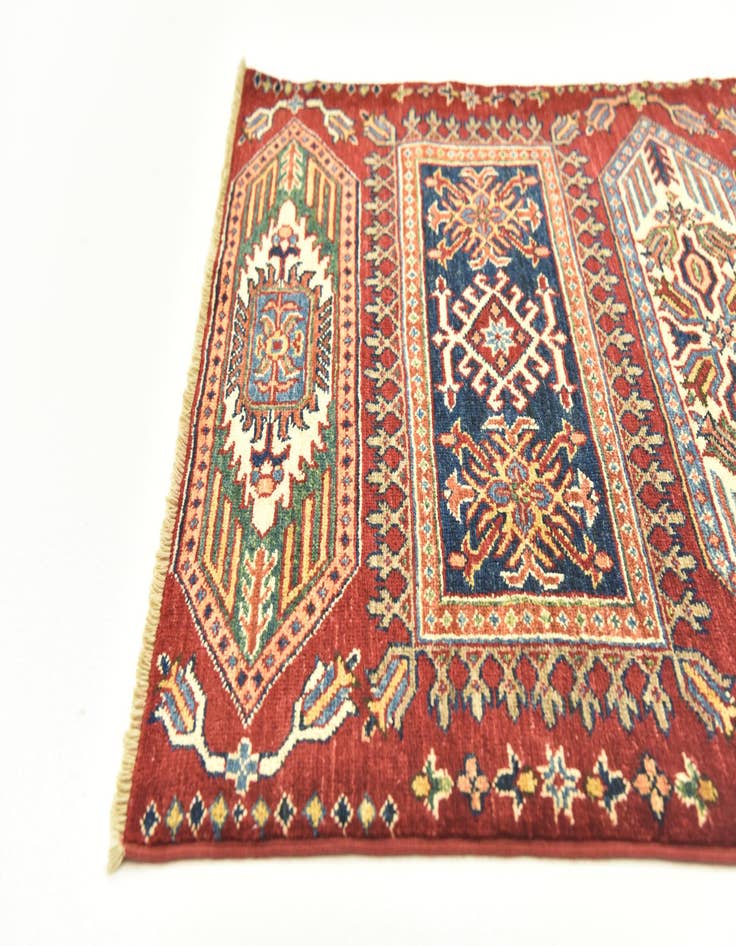 Detail image of  3' x 4'  Hand Knotted Kazak Oriental Rug