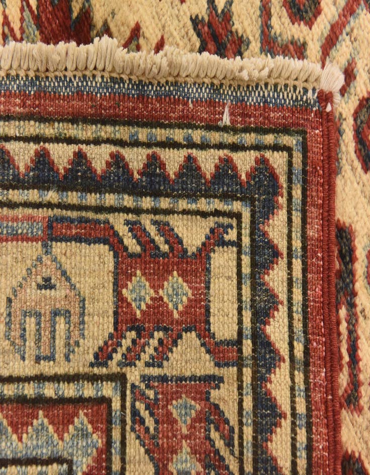 Detail image of  3' 5 x 5' 1  Hand Knotted Kazak Rug