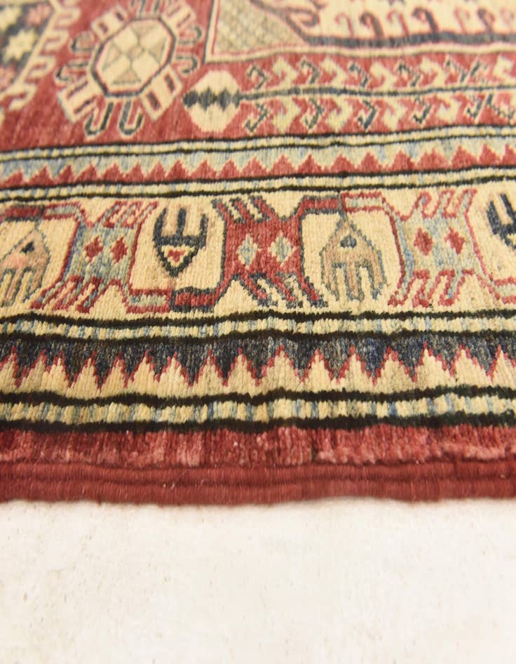 Detail image of  3' 5 x 5' 1  Hand Knotted Kazak Rug