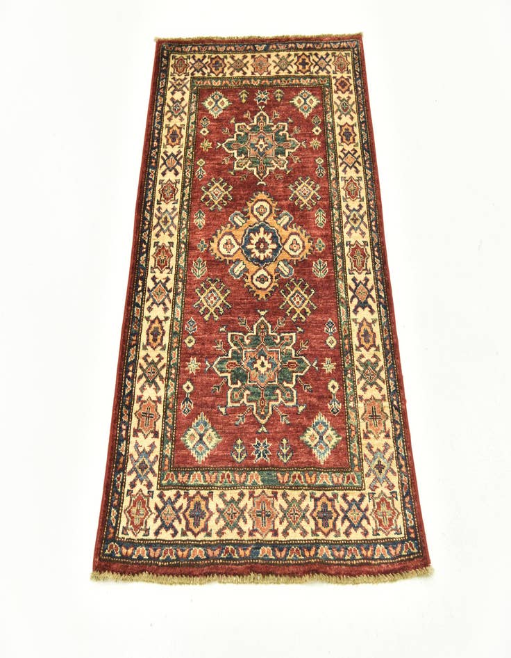 Detail image of  2' 9 x 4' 1  Hand Knotted Kazak Oriental Rug