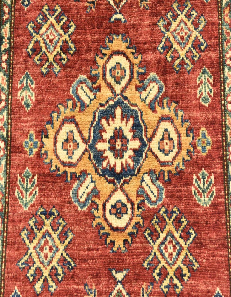Detail image of  2' 9 x 4' 1  Hand Knotted Kazak Oriental Rug
