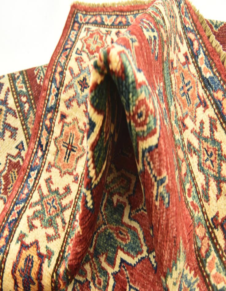 Detail image of  2' 9 x 4' 1  Hand Knotted Kazak Oriental Rug