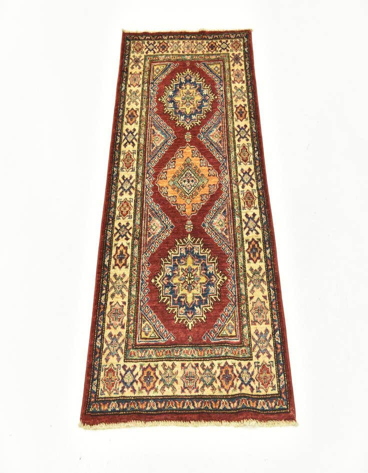 Detail image of  2' 7 x 4' 5  Hand Knotted Kazak Oriental Rug