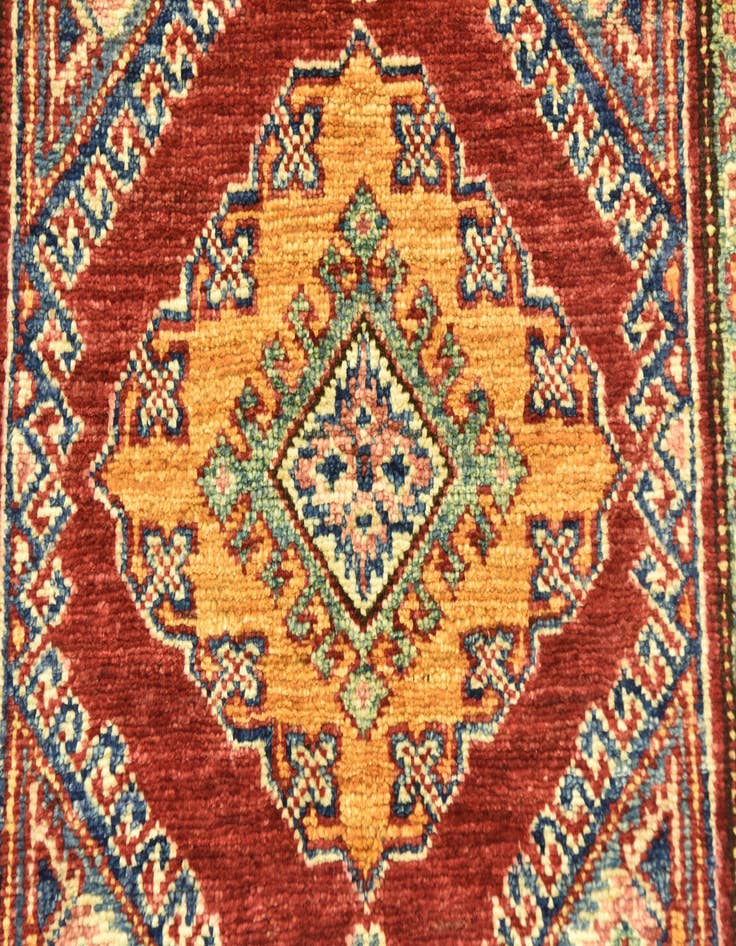 Detail image of  2' 7 x 4' 5  Hand Knotted Kazak Oriental Rug