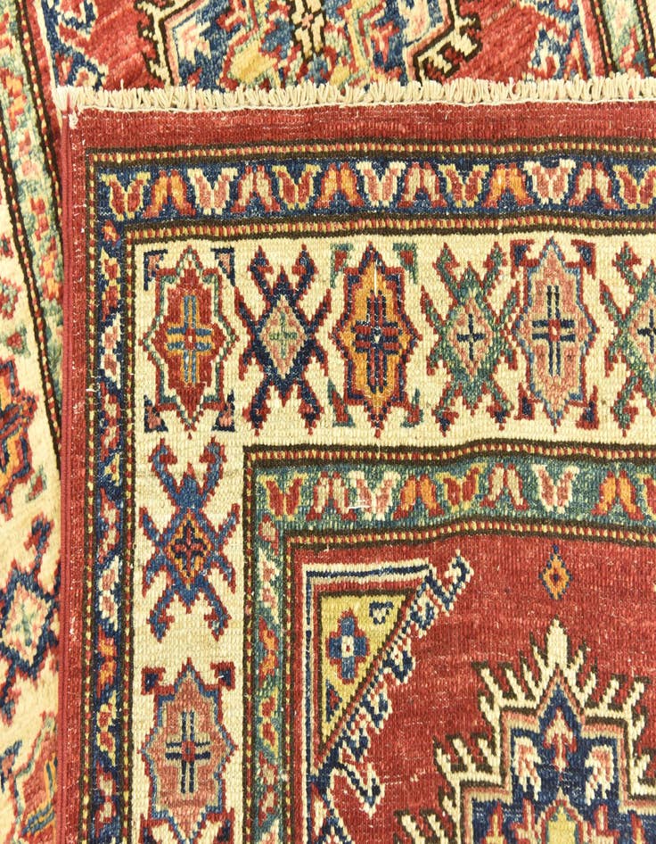 Detail image of  2' 7 x 4' 3  Hand Knotted Kazak Oriental Rug