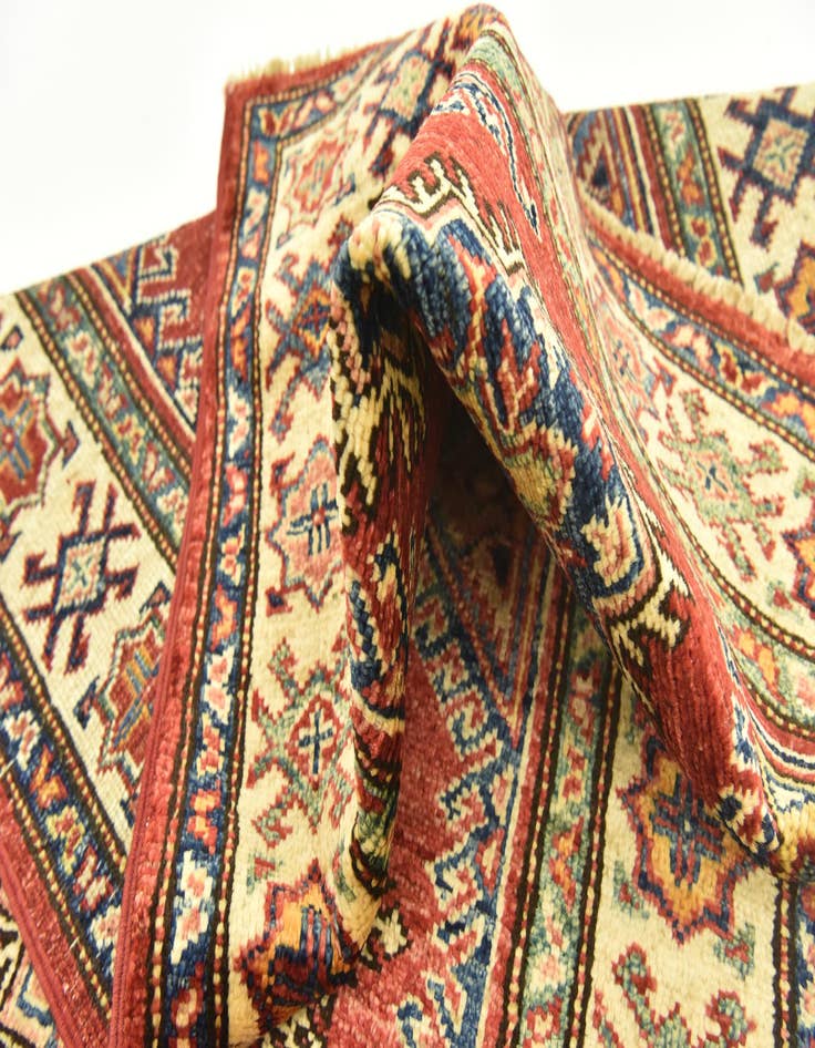 Detail image of  2' 7 x 4' 3  Hand Knotted Kazak Oriental Rug