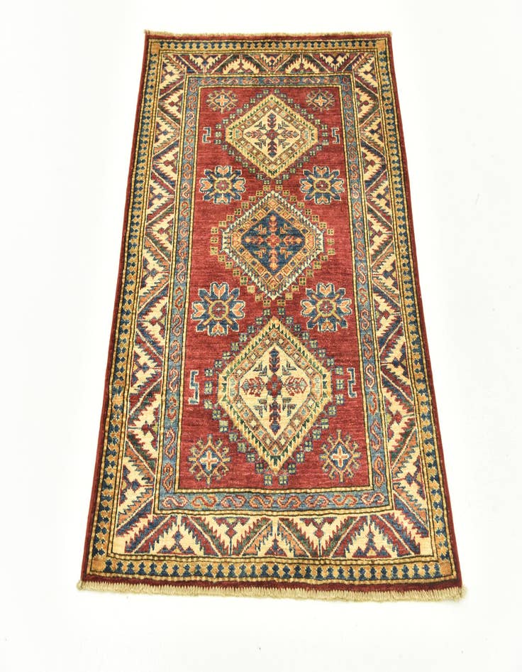 Detail image of  3' x 3' 9  Hand Knotted Kazak Oriental Rug