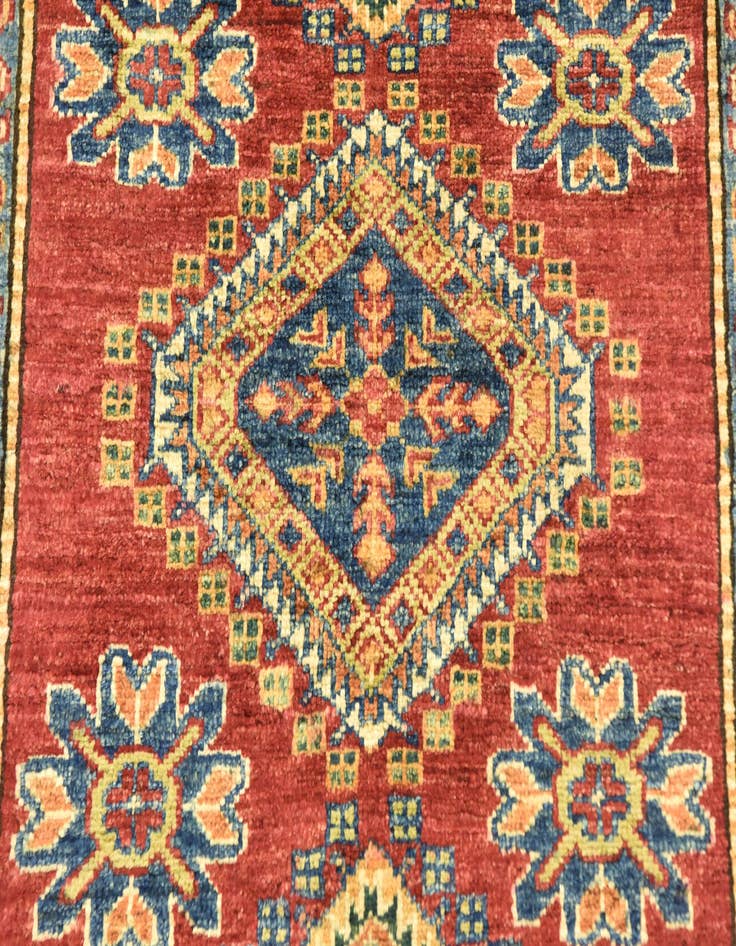 Detail image of  3' x 3' 9  Hand Knotted Kazak Oriental Rug