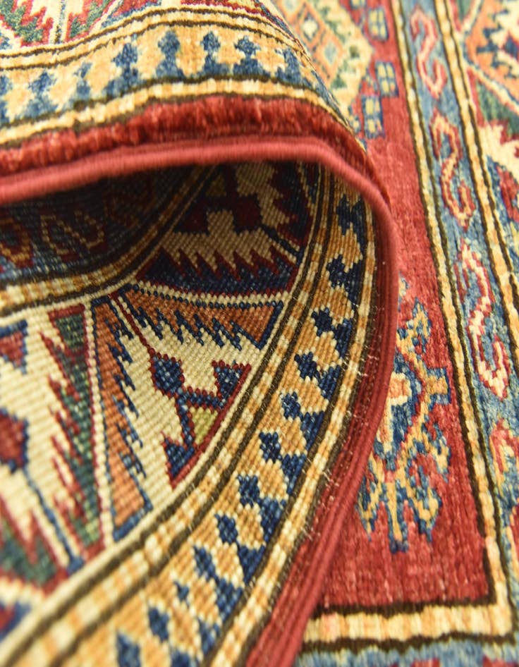 Detail image of  3' x 3' 9  Hand Knotted Kazak Oriental Rug