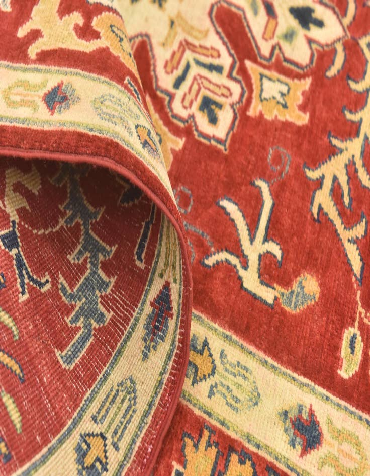 Detail image of  5' 8 x 7' 9  Hand Knotted Kazak Rug