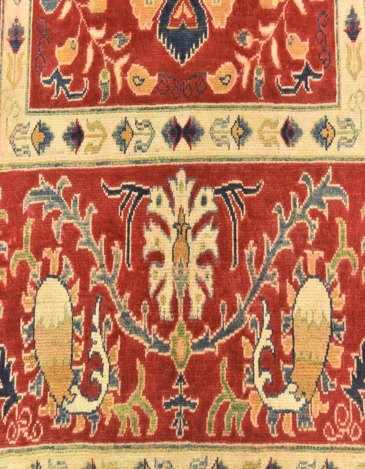 Detail image of  5' 8 x 7' 9  Hand Knotted Kazak Rug