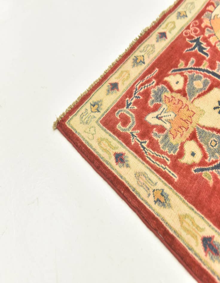 Detail image of  5' 8 x 7' 9  Hand Knotted Kazak Rug