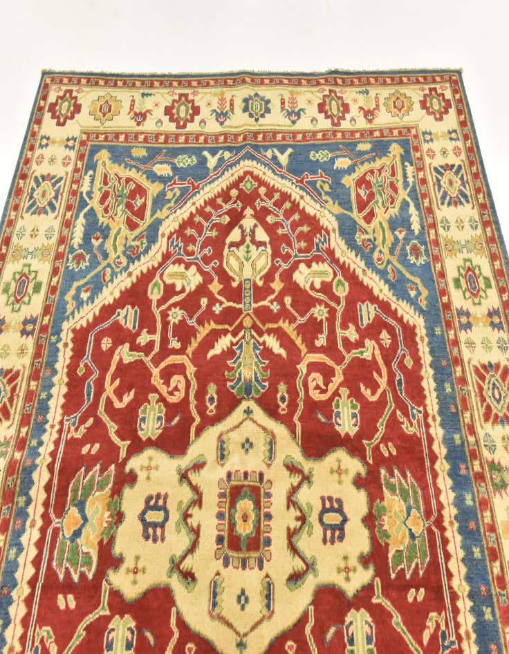 Detail image of  5' 6 x 7' 8  Hand Knotted Kazak Rug