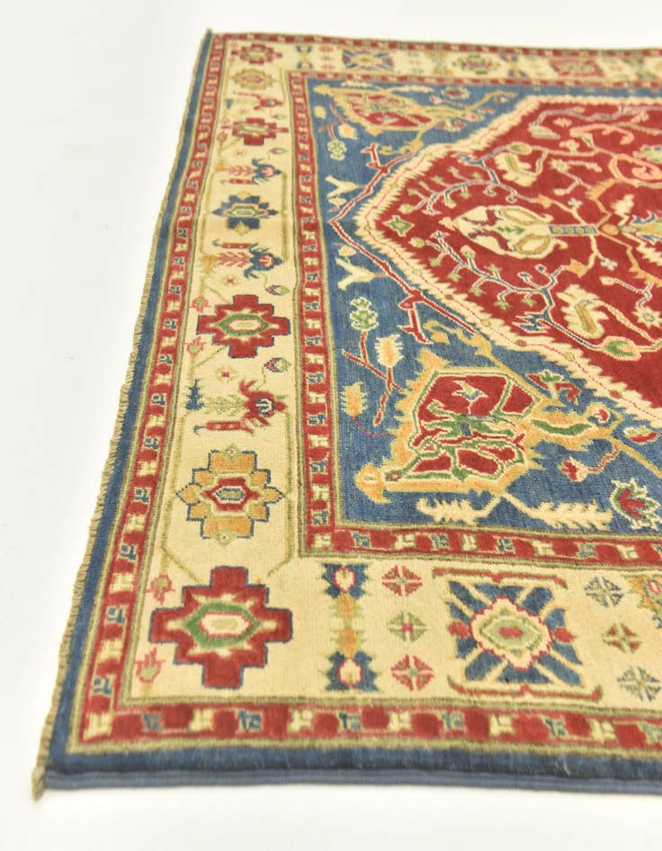 Detail image of  5' 6 x 7' 8  Hand Knotted Kazak Rug