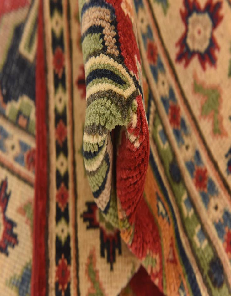 Detail image of  2' 8 x 4' 2  Hand Knotted Kazak Oriental Rug